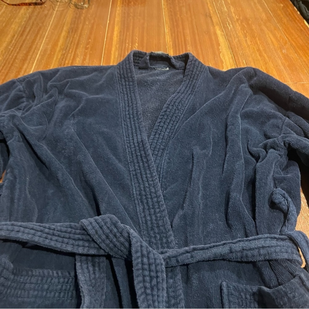 Knights Bridge Men’s Blue Robe - Picture 5 of 6